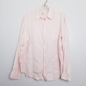 🍋3/$20 J Crew linen button front tailored shirt